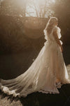 Romantic Ruffles Wedding Dresses Noivas Chic DW602