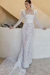 Gorgeous Beads Lace Mermaid Wedding Dresses ZW795