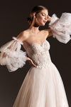 Dreamlike Tulle Sleeves For Wedding Detachable DG053