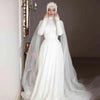 Robe De Mariée Muslim Long Sleeves Wedding Gowns