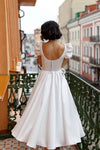 Elegant France A Line Simple Wedding Dress