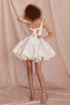 Short Mini Puffy Taffeta Homecoming Dresss LTDZ449