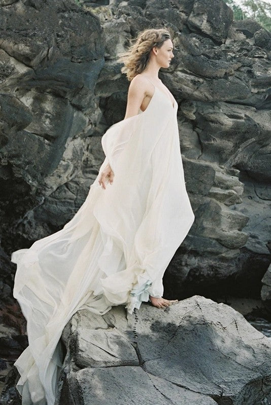 Beach Bohemian Wedding Dresses Pregnant Women Wedding Gowns TANYA BRIDAL Beach Bohemian Wedding Dresses Pregnant Women Wedding Gowns TANYA BRIDAL