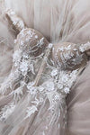 Off The Shoulder Boho Bride Dresses Sexy Backless