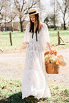 Flare Sleeve Lace Wedding Dresses Boho Vestido De Noivas DW620