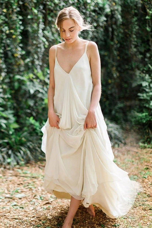 Beach Bohemian Wedding Dresses Pregnant Women Wedding Gowns TANYA BRIDAL Beach Bohemian Wedding Dresses Pregnant Women Wedding Gowns TANYA BRIDAL