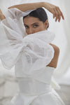 Bell Puff Gathering Modern Boho Wedding Detachable Sleeve DG014