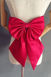 Simple Satin Bow Wedding Accessories Sashes Bow DY015