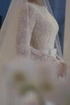 Ball Gown Muslim Wedding Dress