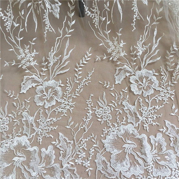 Wedding Dress Lace Embroidery Material