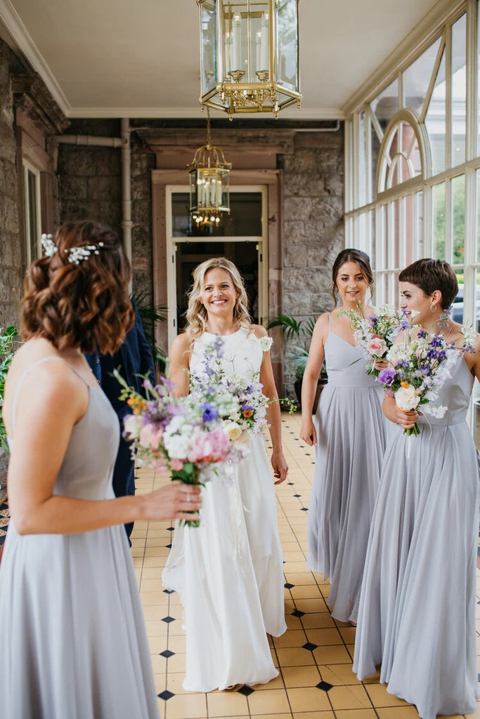 modest bridal party dresses Allure Bridals Modest Dress M681