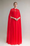 Hooded Chiffon Long Wedding Capes One layer Shawl Chic Accessories ZJ054