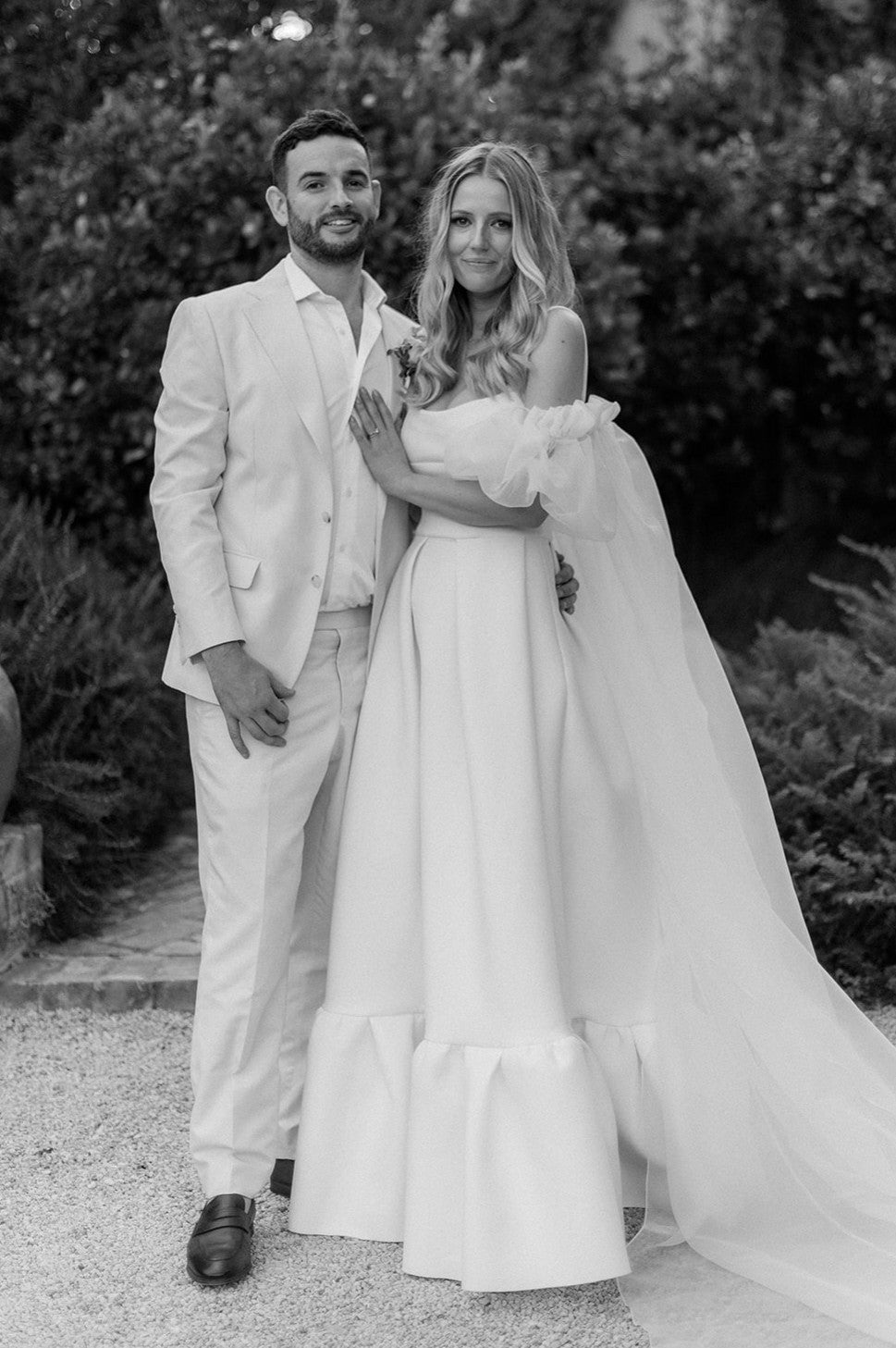 Simple Satin Long A Line Wedding Dresses With Organza Sashes TANYA BRIDAL Simple Satin Long A Line Wedding Dresses With Organza Sashes TANYA BRIDAL