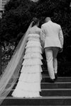 Tired Plisse Tulle A Line Wedding Dresses Loose Style ZW846