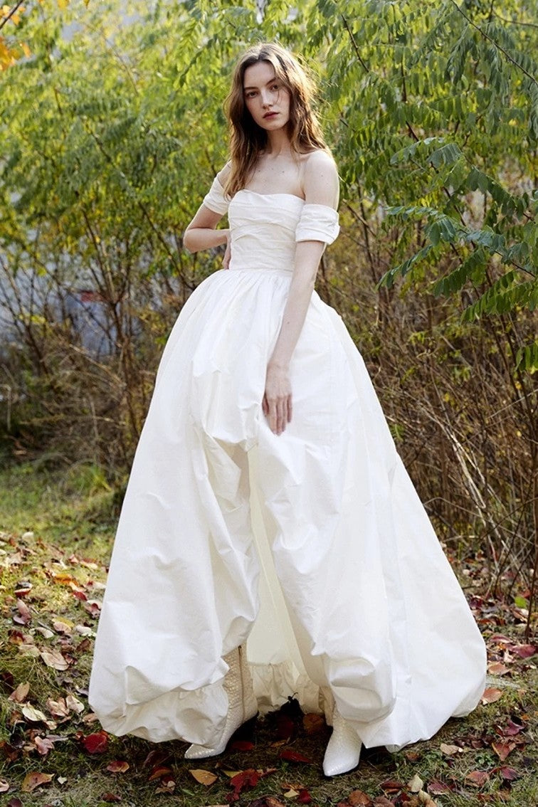 high fashion bridal dresses Wedding Designer Spotlight: Viktor&Rolf With its intricate design and luxurious fabric Taffeta High Low Fashion Wedding