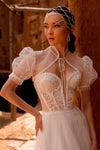 Slightly Romantic Wedding Bolero Detachable Short Jacket  ZJ064