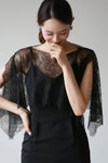 Short Lace Wedding Cape O-Neck Soft Lace Bridal Bolero Shawl Accessories DJ158