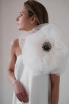 Puffy Plisse Tulle Big Fashion Flowers Romantic Detachable Wedding Corsage
