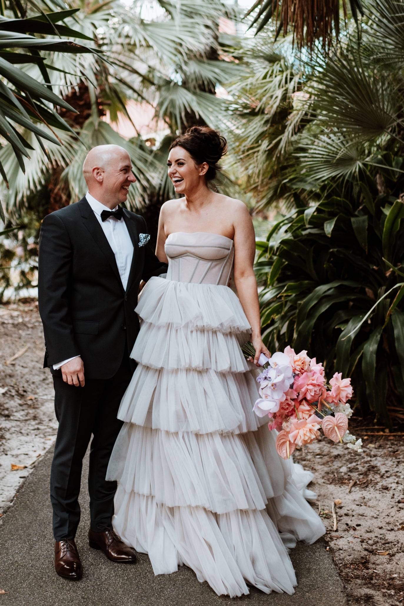 pretty wedding dresses Long Tulle Layers Pretty Wedding Dress – TANYA BRIDAL
