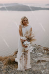 Lace Mermaid Bridal Gowns Fashion Bohemian Wedding Dresses DW408