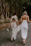 Mermaid Tassel Wedding Dresses Nude Lining DW428