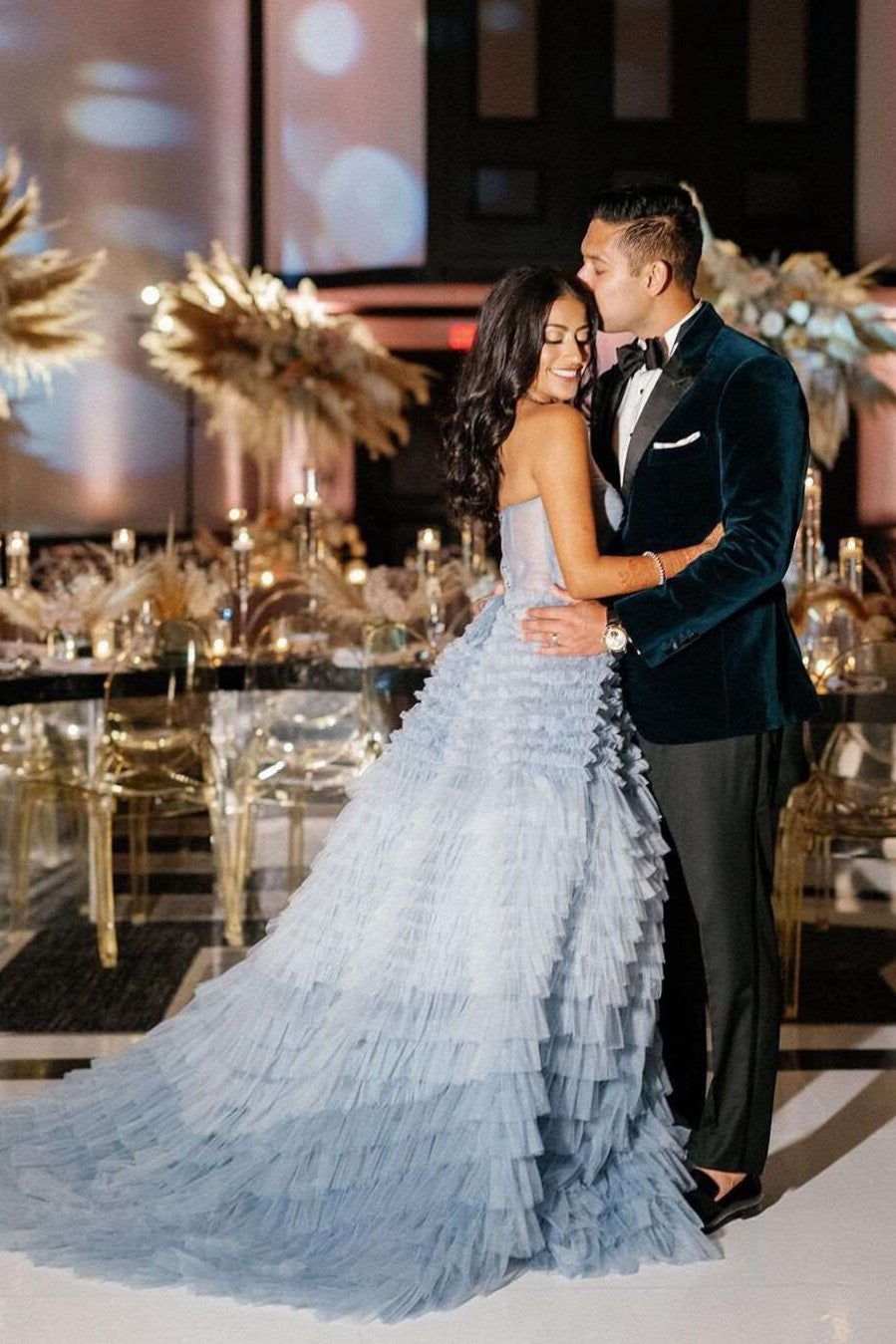prom dress cake Tiered Cake Tulle Prom Dresses Luxury Gown