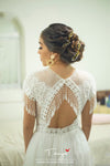 Bohemia Tassel Boho Wedding Dress Lace Backles TBW10