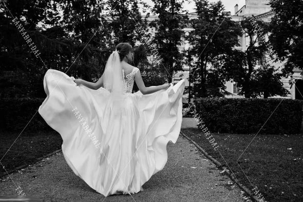 Wedding Dresses Cap Sleeve Vestido De noivas ZW302
