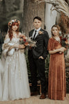Off The Shoulder Lace A Line Wedding Dresses ZW668