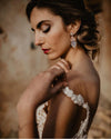 Elegant Tulle Lace Tulle A Line Wedding Dresses  TB1427