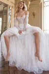 Luxury Sparkly Beads Pearls Wedding Dresses  ZW952