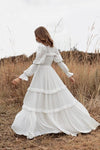 Vintage Wedding Dress Long Sleeves High Neck Robe De Mariée
