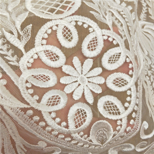 Embroidery Lace Wedding Dress DIY Production Materials