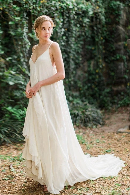 Beach Bohemian Wedding Dresses Pregnant Women Wedding Gowns TANYA BRIDAL Beach Bohemian Wedding Dresses Pregnant Women Wedding Gowns TANYA BRIDAL