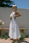 Simple A Line Wedding Dresses V-Neck Tea Length Formal Dancing Noivas DW659