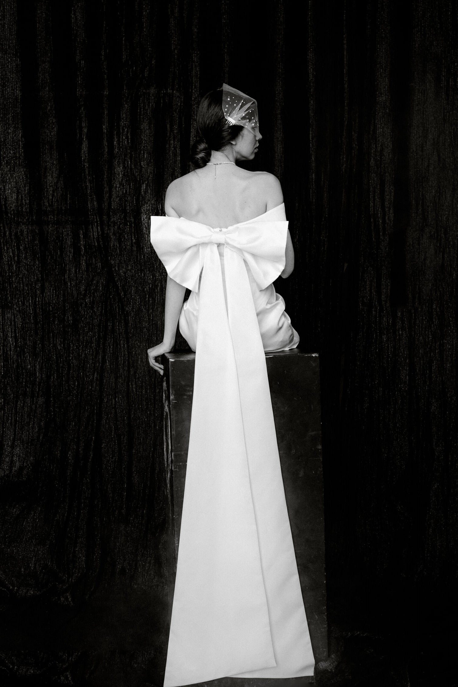 Short Wedding Dress With Bow Sexy Off The Shoulder Strap TT577 TANYA BRIDAL Short Wedding Dress With Bow Sexy Off The Shoulder Strap TT577 TANYA BRIDAL