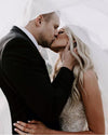Sweetheart Long A Line Crystal Wedding Dress TB1421