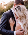 V Back Long Simple A Line Wedding Dress TB1420