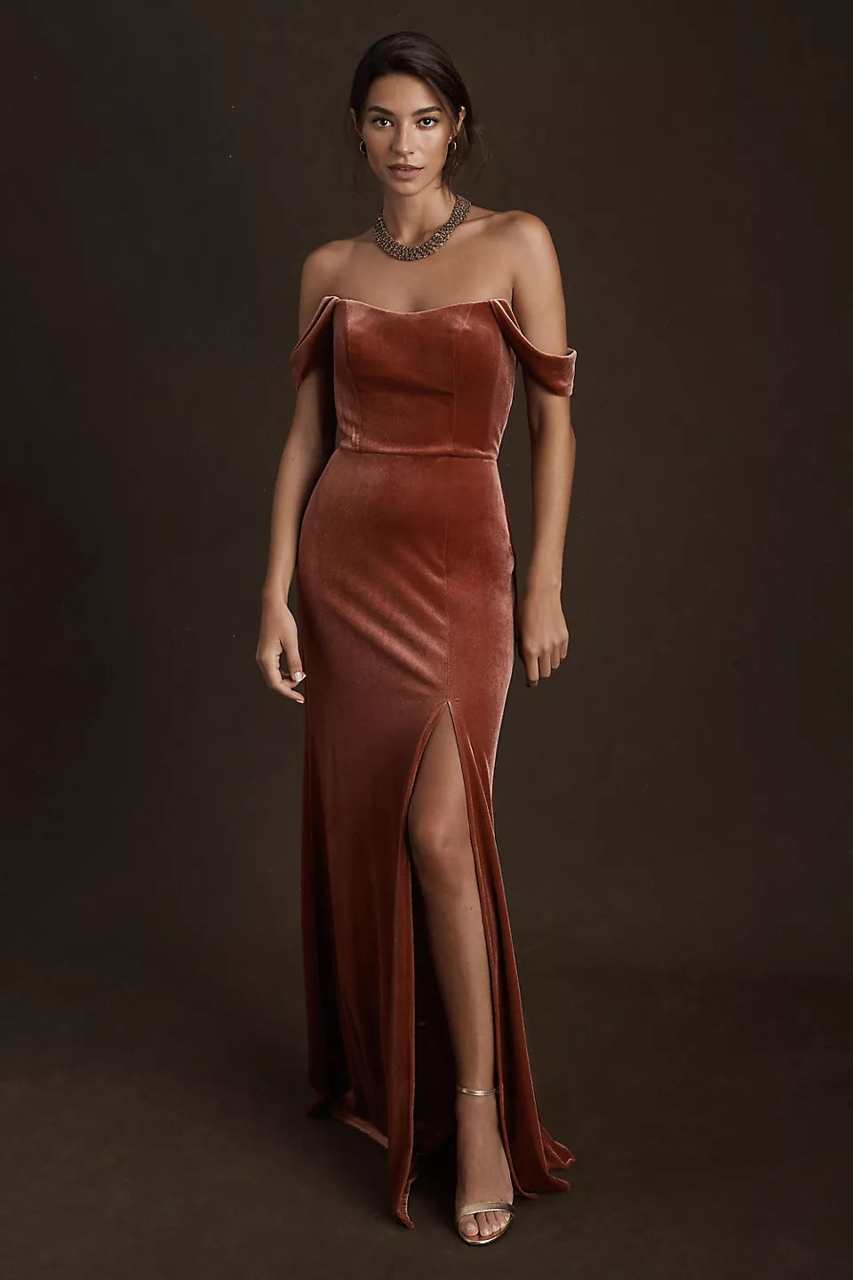 velvet off the shoulder bridesmaid dress Black Velvet Off The Shoulder Dress