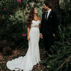 Mermaid Long Wedding Dresses Off The Shoulder TB1398