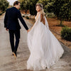 Bohemian Lace Engagement Registration Wedding Dress TB1392