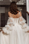 Dreamlike Tulle Sleeves For Wedding Detachable DG053