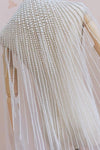 Rows Of Elegant Pearls Adorn The Fine Tulle Stardust Cape DJ177