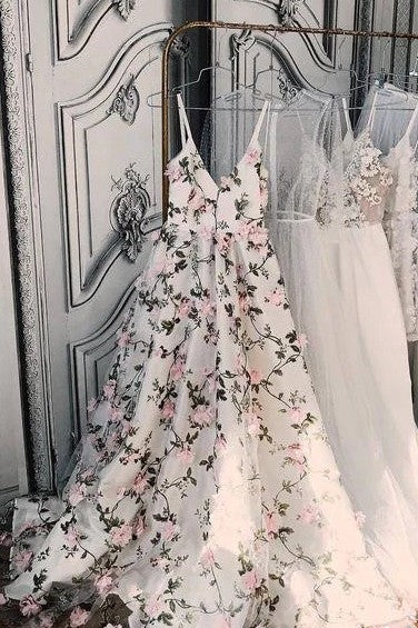 flower fairy prom dress Green Fairy Prom Dress Starpless See-Through Floral Gown Layered Applique Flower Long Sleev Evening