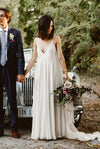 Beach Bohemian Wedding Dresses Pregnant Women Wedding Gowns