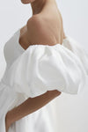 Formed Clouds Puff Sleeve Detachable Satin Short Sleeve DG011