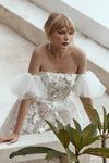 Tulle Puff Sleeves Flare Chic Wedding Accessories DG214