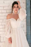 Charming Bohemian Unique Stylish Train Wedding Dresses
