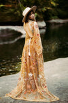 Colorfull Emboridery Lace Wedding Dresses Deep V-Neck ZW817