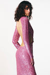 Bling Bling Sequins Rose Pink Sexy Prom Dresses